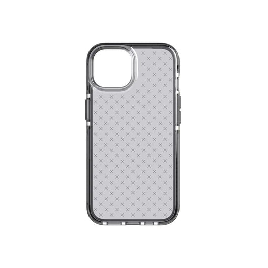 Tech21 Evo Check Case para iPhone 14 - Negro/Ahumado