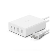 Cargador Belkin GaN de 4 Puertos (2 USB-A / 2 USB-C) 108W - Blanco