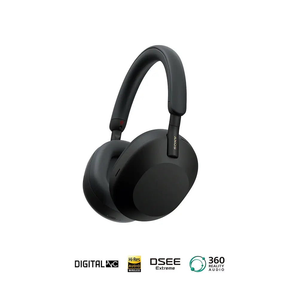 Audífonos Sony Inalambricos con Cancelacion de Ruido Around Ear WH1000XM5 - Negro